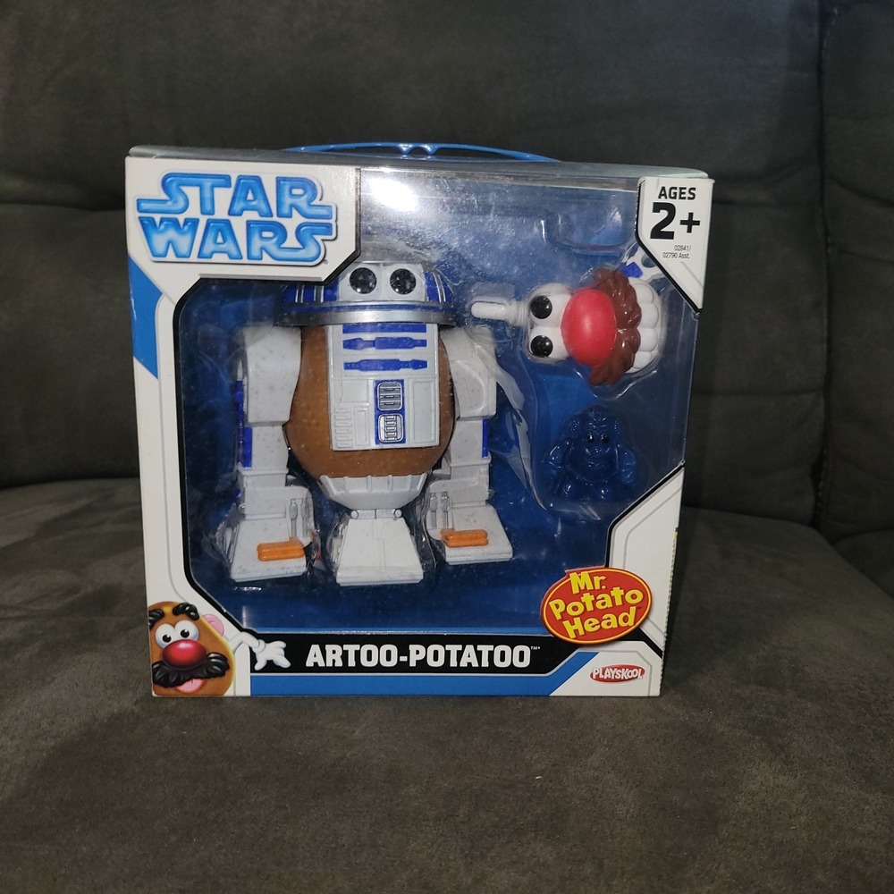 Star Wars Mr. Potato Head 2008 PlaySkool Artoo-Potatoo w/Princess Tater Hologram